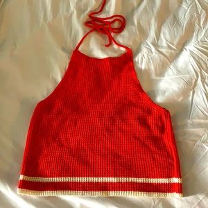 Forever 21 halter top in orange ! Super cute